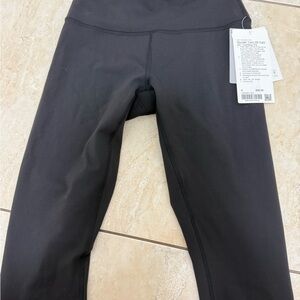 lululemon athletica Wunder Train Black Leggings 6 (25”)